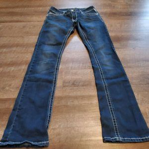 Premiere by Rue 21 Size 5/6R Dark Bootcut/Bell Bottom Jeans Blue